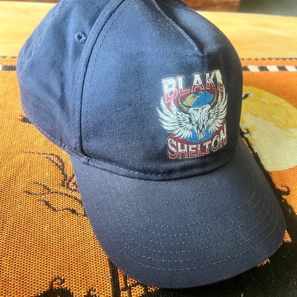 BLAKE SHELTON Concert Baseball Cap Velcro-Backing Unisex - Picture 3 of 5
